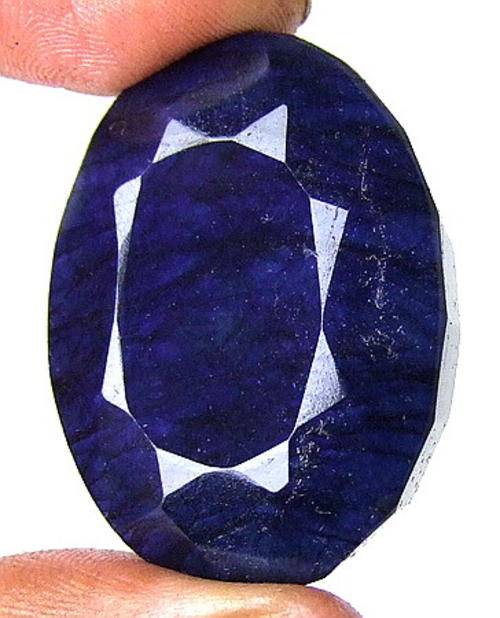 148.50ct HUGE NATURAL AFRICAN GLOSSY BLUE SAPPHIRE GEMSTONE