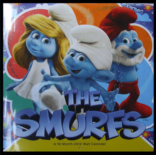 The Smurfs 2012 (16 month) wall calendar
