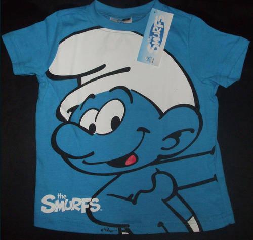 The Smurfs - Blue Smurf Boys T-Shirt (2-3 Years)