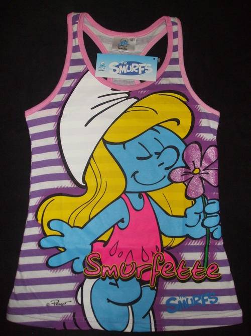The Smurfs - Smurfette Girls T-Shirt / Vest (11-12 Years)