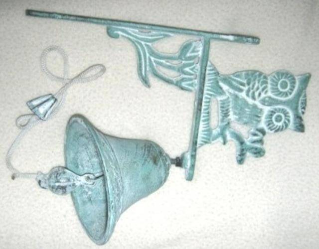 Cast Iron Door Bell - Owl - 24x19cm