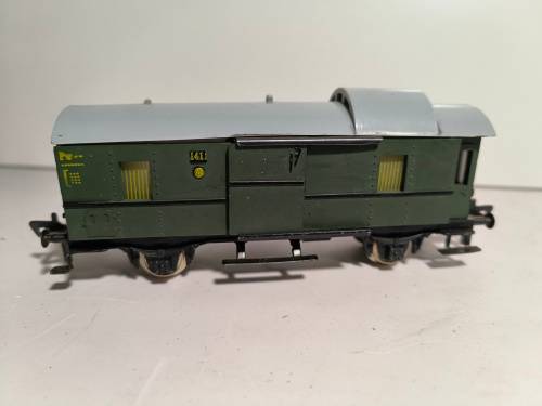 Vintage Fleischmann 1405 Baggage Van