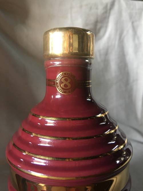 1st Wade Porcelain Bells Whiskey Decanter Christmas 1999 SEALED LIMITED EDITION
