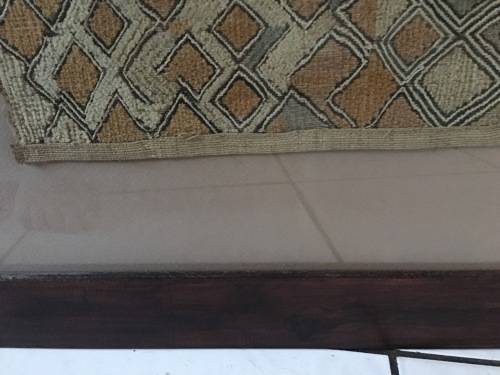 STUNNING ANTIQUE FRAMED KELIM PERSIAN CARPET