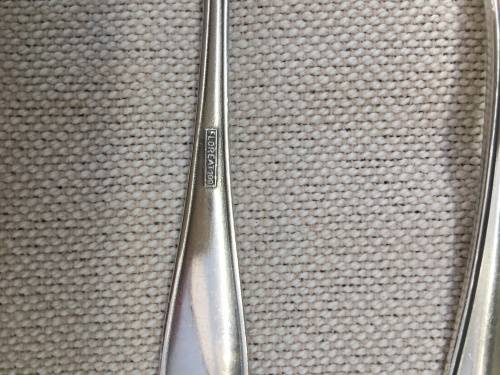 WOW !!!! A BEAUTIFUL BOXED SET OF WELLNER GERMAN SILVER PLATE CUTLERY 1930,s all clearly marked