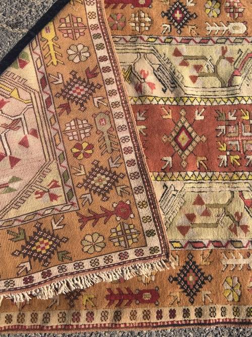 GORGEOUS GENUINE WOOL HAND KNOTTED TURKISH MILAS BAROQUE PERSIAN CARPET 2160 X 1200mm