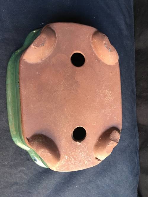 GLAZED JAPANESE BONSAI POT