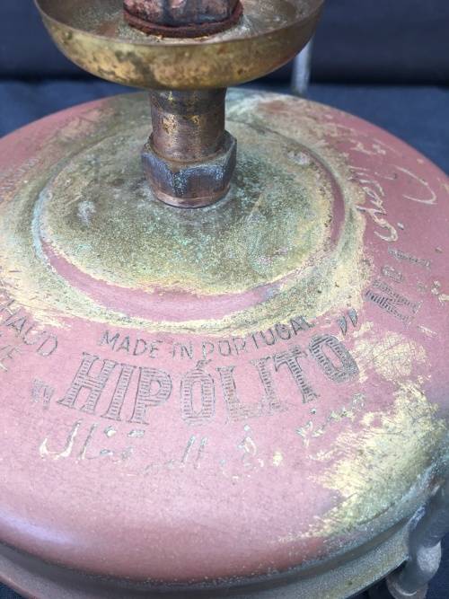 WOW!!! HIPOLITO GAS PARAFFIN BURNER MADE IN PORTUGAL
