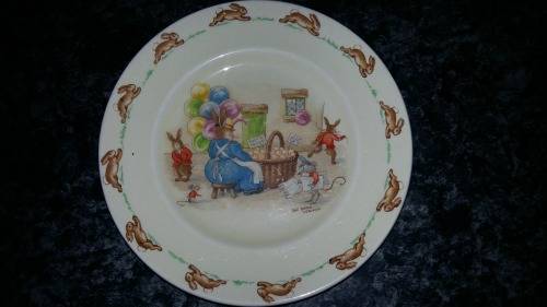 Beautiful Antique Royal Doulton  "BUNNYKINS" side Plate. 16.5 cm Signed