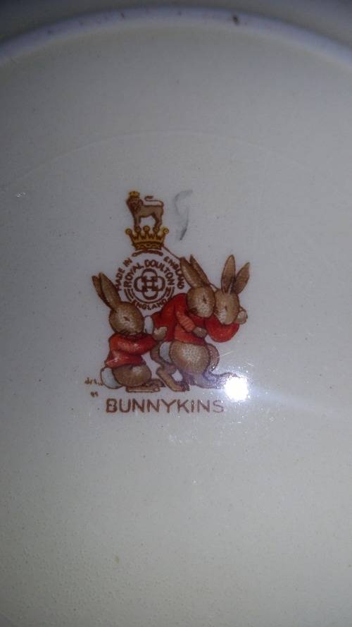 Beautiful Antique Royal Doulton  "BUNNYKINS" side Plate. 16.5 cm Signed