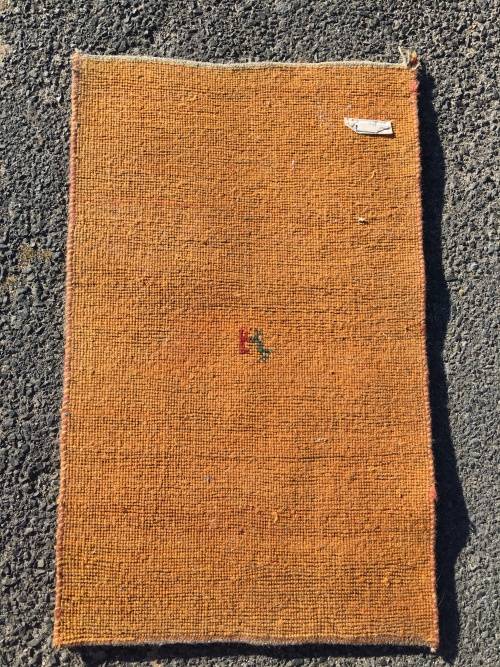 WOW !!! STUNNING PURE WOOL DOUBLE KNOTTED THICK PILE HEAVY GABBEH PERSIAN CARPET 620 X 1000mm