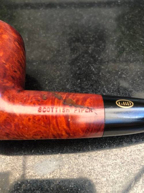 WOW !!!! STUNNING GBD SCOTTISH PIPER RJ TOBACCO PIPE MADE IN LONDON