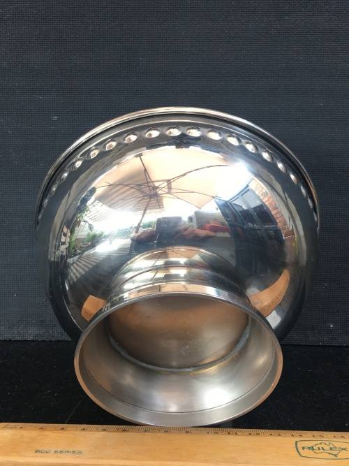Stunning   Silver plated on Brass bowl 16.5 cm