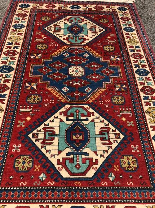 ANOTHER GEM ~ STUNNING RARE VINTAGE HAND MADE PURE WOOL AFGHAN GHAZNI PERSIAN CARPET 2400 X 1550mm
