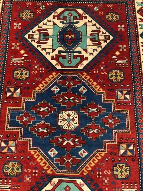 ANOTHER GEM ~ STUNNING RARE VINTAGE HAND MADE PURE WOOL AFGHAN GHAZNI PERSIAN CARPET 2400 X 1550mm
