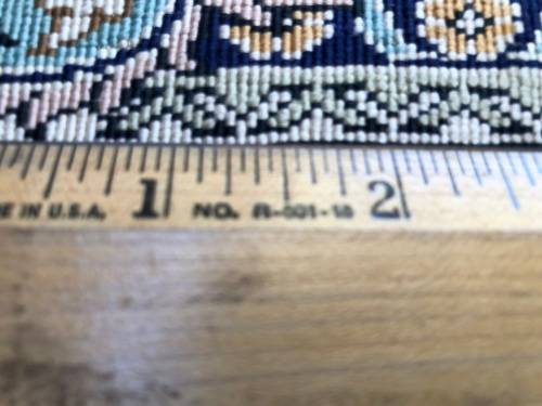 INVESTMENT OPPORTUNITY ~ A RARE AND VALUABLE EXQUISITE SIGNED QUM PURE SILK PERSIAN HUNTING CARPET