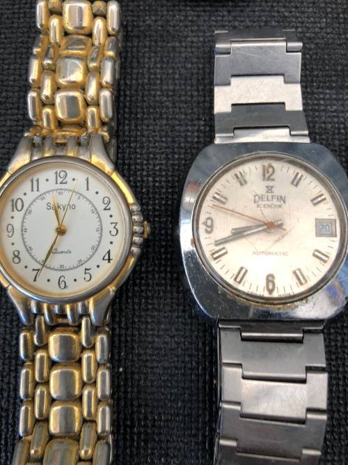 JOB LOT OF VARIOUS WATCHES FOR SPARES OR REPAIRS INCLUDING SEIKO