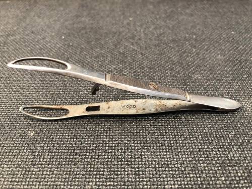 WOW !!! ANTIQUE BOXED MEDICAL AMPUTATION SET POSSIBLY FROM THE CIVIL WAR ERA BY WOOD YORK