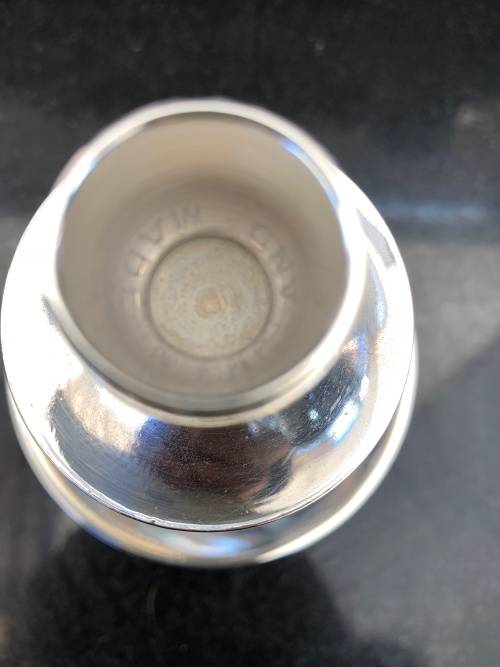 WOW !!! STUNNING HEAVY SILVER PLATED CANDLE STICK MADE IN ENGLAND clearly marked