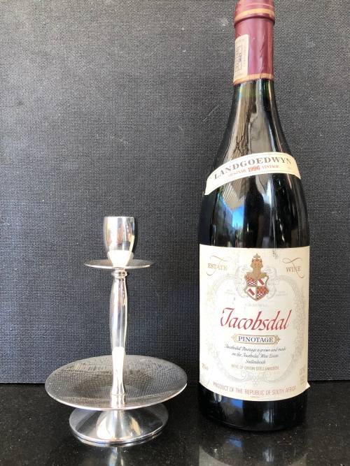 WOW !!! STUNNING HEAVY SILVER PLATED CANDLE STICK MADE IN ENGLAND clearly marked