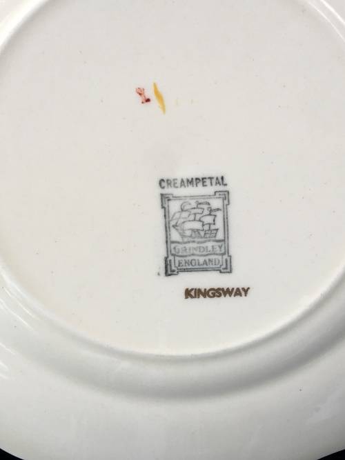 Stunning Rare Vintage c1930s Creampetal Grindley England Porcelain Plate 17.5 cm. Replacement