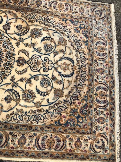 WOW !!! STUNNING LARGE PURE WOOL HAND KNOTTED THICK PILE NAIN PERSIAN CARPET 3120 X 1930mm - 6m2