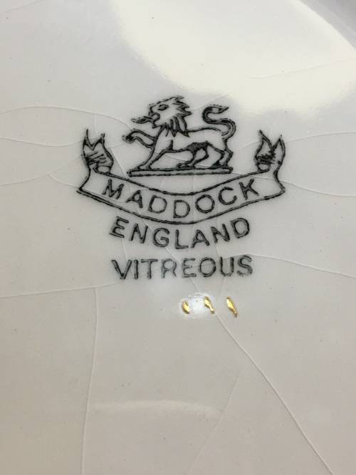 Absolutely Stunning  c1930s  Maddock England Vitreous Indian Tree Dinner Plate 22 cm