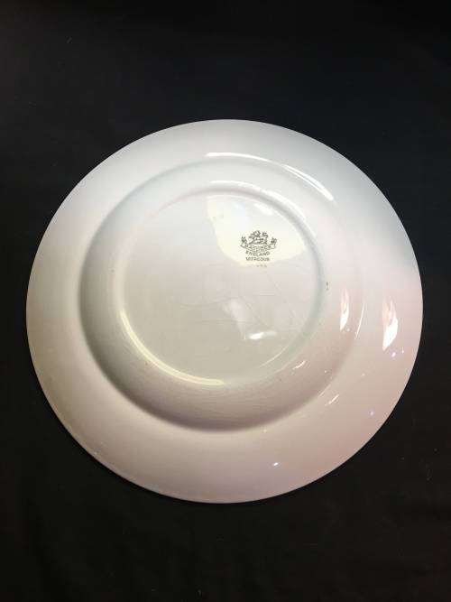 Absolutely Stunning  c1930s  Maddock England Vitreous Indian Tree Dinner Plate 22 cm