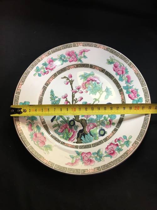 Absolutely Stunning  c1930s  Maddock England Vitreous Indian Tree Dinner Plate 22 cm