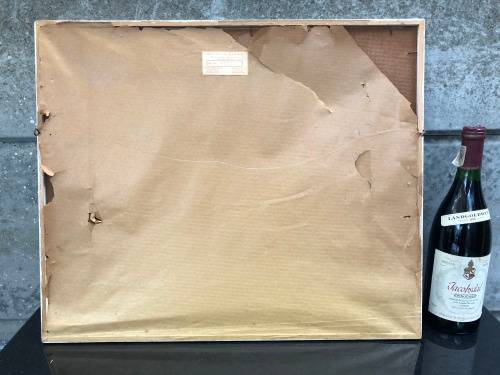 WOW !!! STUNNING FRAMED OIL ON BOARD LANDSCAPE SIGNED CLIFF