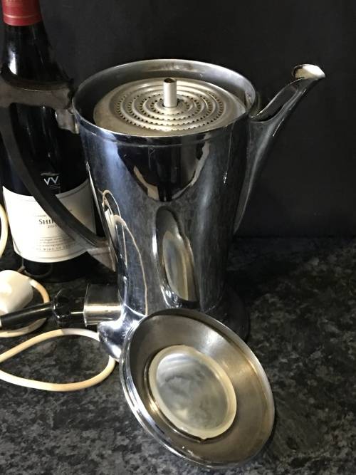 WOW !!! Art Deco Coffee Percolator Electric GEC D5371 Stunning Stylish Working Very Rare