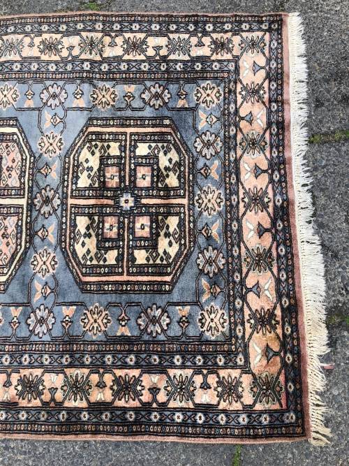 WOW !!! FANTASTIC PURE WOOL HAND KNOTTED SOFT BOKHARA PERSIAN CARPET 2000 X 1275mm