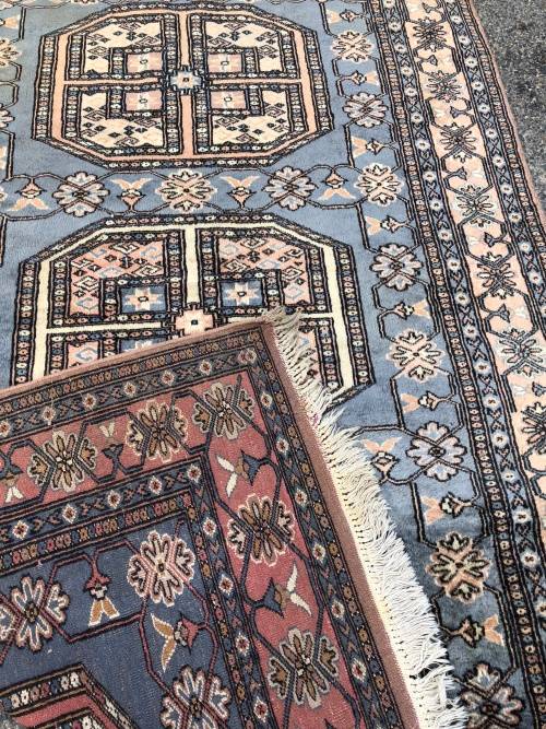 WOW !!! FANTASTIC PURE WOOL HAND KNOTTED SOFT BOKHARA PERSIAN CARPET 2000 X 1275mm