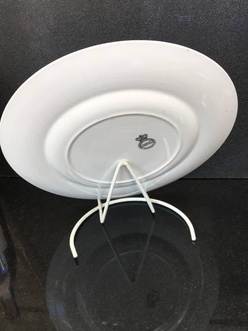 Antique Maddock 122 year old Vitreous Large Display Plate of "Robin Hood Captures the Pirate Ship"