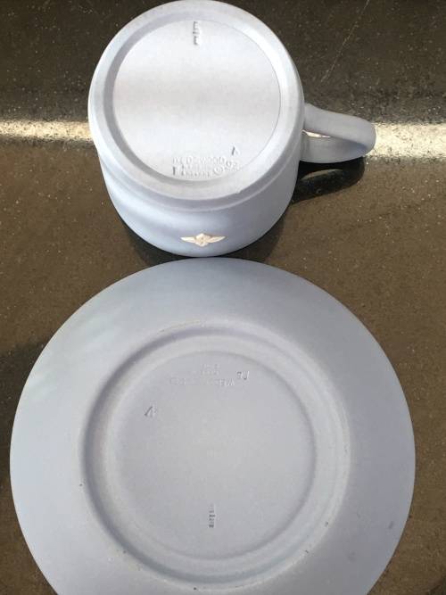 Absolutely Beautiful  Jasper Wedgwood- Clearly Marked - Demitasses Cup & Saucer