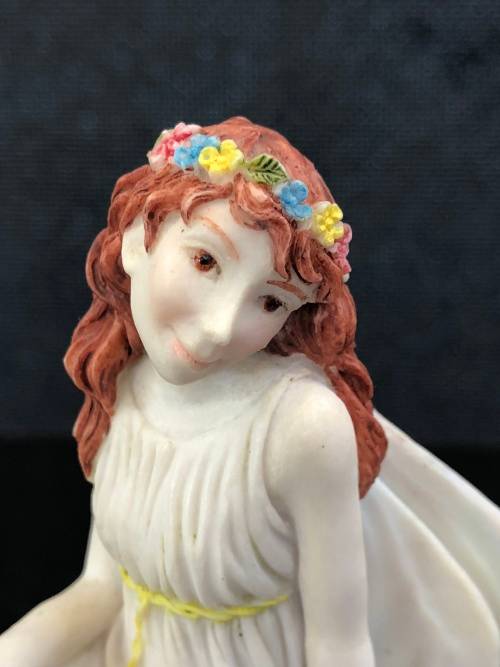 WOW !! RARE COLLECTABLE JENNY OLIVER FAERIE "ISABEL" ORNAMENTAL FIGURINE BY HOLLAND STUDIO