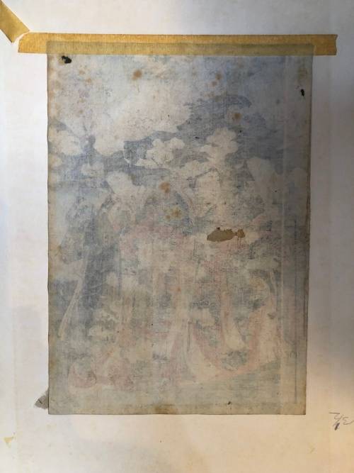 INVESTMENT ART !!! MASTER ARTIST UTAGAWA KUNISADA (TOYOKUNI III) (1786 - 1865 )  ORIGINAL WOODBLOCK