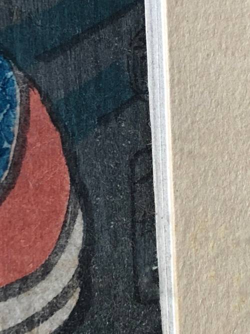 INVESTMENT ART !!! MASTER ARTIST UTAGAWA KUNISADA (TOYOKUNI III) (1786 - 1865 )  ORIGINAL WOODBLOCK