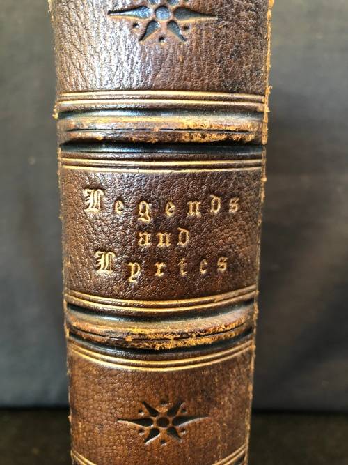 WOW !! LEGENDS AND LYRICS BY ADELAIDE ANNE PROCTOR 1879 - 7th EDITION WITH CHARLES DICKENS
