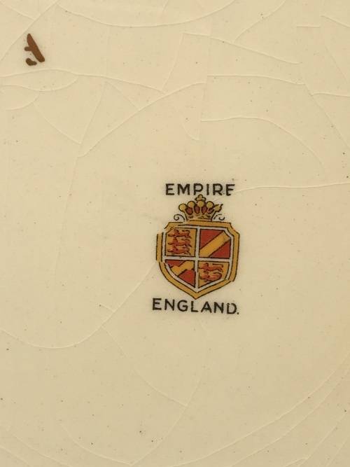 Empire England 1937 Square Commemorative Coronation Display Plate Of King George & Queen Elizabeth