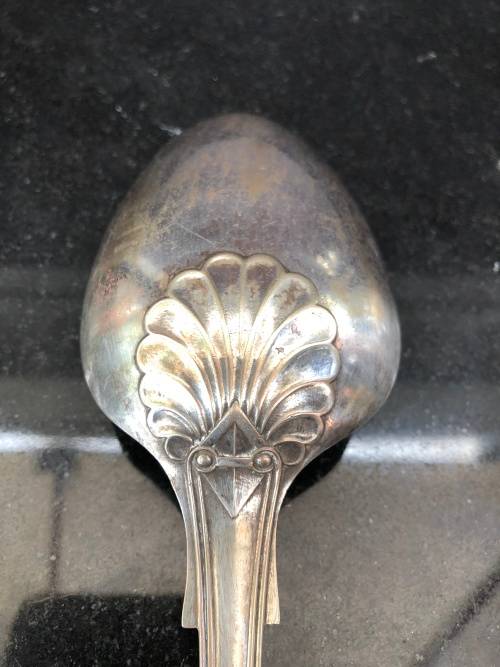 WOW !!! STUNNING LARGE SILVER PLATED TUREEN BY SERANCO WITH ANTIQUE SERVING SPOON