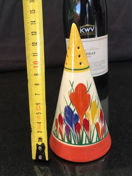 A Beautiful  Moorland Chelsea Works Burslem Crocus Pattern Sugar Sifter by Dean Sherwin