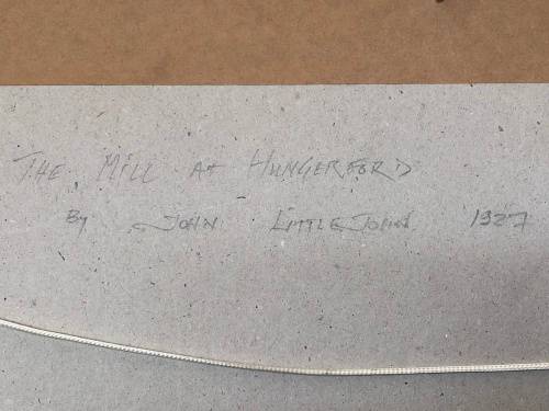 WOW !!! FANTASTIC ORIGINAL WATERCOLOR BY JOHN LITTLEJOHN - SIGNED AND DATED 1927