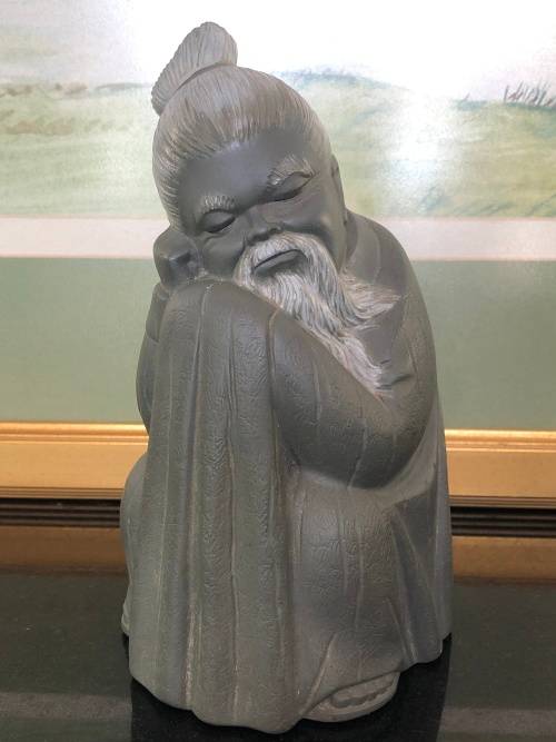 WOW !!! LLADRO PORCELAIN FIGURINE -  DESIGNED BY JOSE ROIG  - CHINESE MAN SLEEPING - CLEARLY MARKED