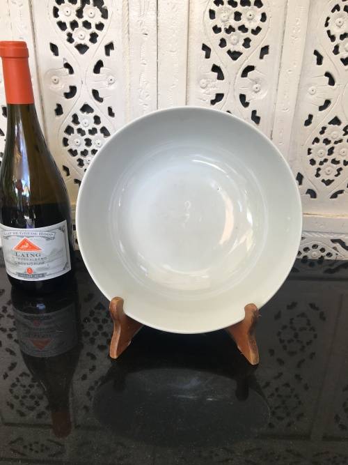 Ultra Rare Collectors c1950s Chinese Dragon Enamel Hand Painted Large Bowl. Jiangxi Jingdezhen Mark