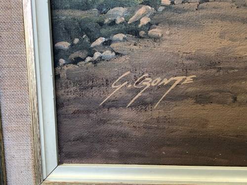 INVESTMENT ART !! EXQUISITE LARGE ORIGINAL GAWIE CRONJE (1930 - 2007) OIL PAINTING - STUNNING FRAME