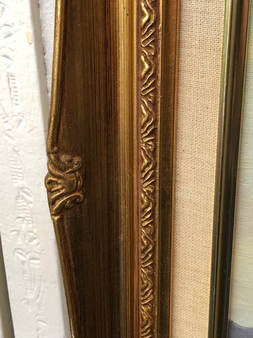 JOSHUA VD LINDE - BREATHTAKING OIL ON CANVAS IN A BEAUTIFUL FRAME DATED 1986 AND SIGNED - A BEAUTY