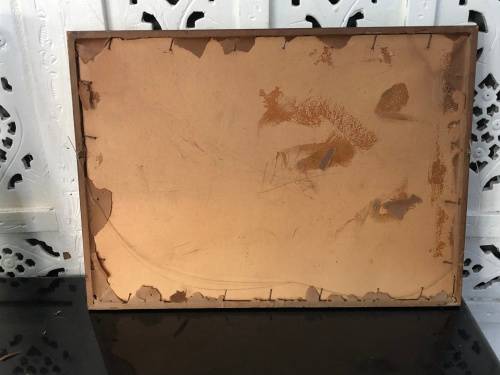 WOW !!! SYDNEY TAYLOR (SA 1870 - 1952) FRAMED VINTAGE PRINT - SIGNED IN PERSON IN PEN