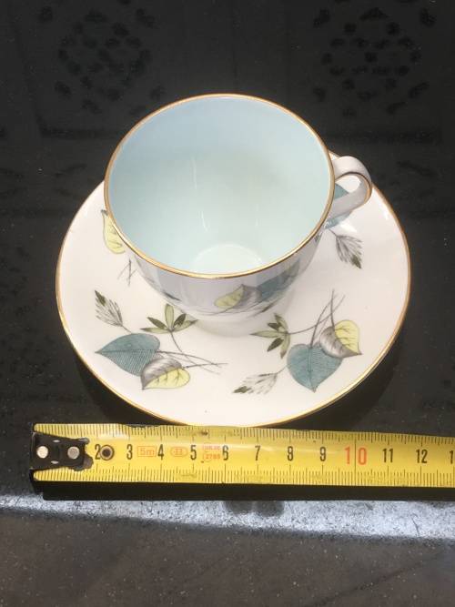 Stunning c1950s  "Hazel Thompson" Foley "Wind Flower Small Tea cup & Saucer