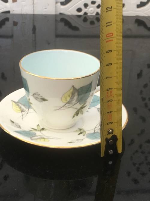 Stunning c1950s  "Hazel Thompson" Foley "Wind Flower Small Tea cup & Saucer